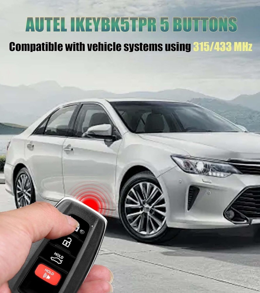 Autel iKey Universal Smart Key 4 Button IKEYTY8A4TP Programmable Tool For Toyota