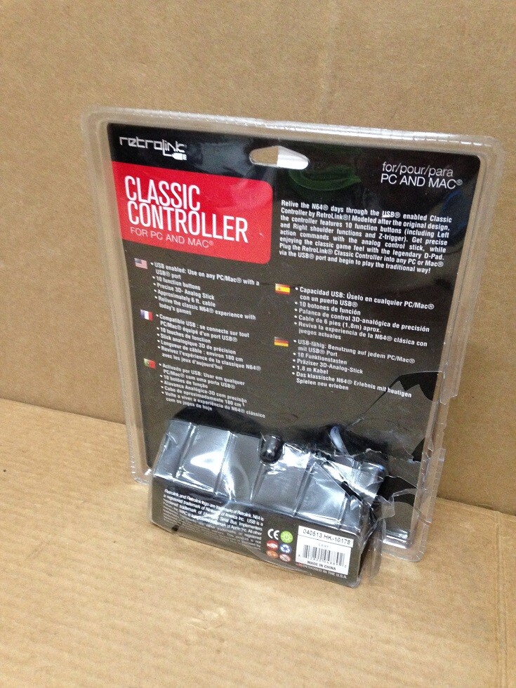 RetroLink RetroBit N64 Nintendo 64 Style Controller