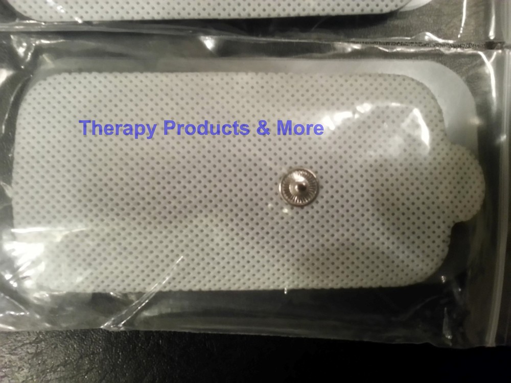 XL Replacement Electrode Pads (4) Rectangular for Therapy IQ Digital Massager