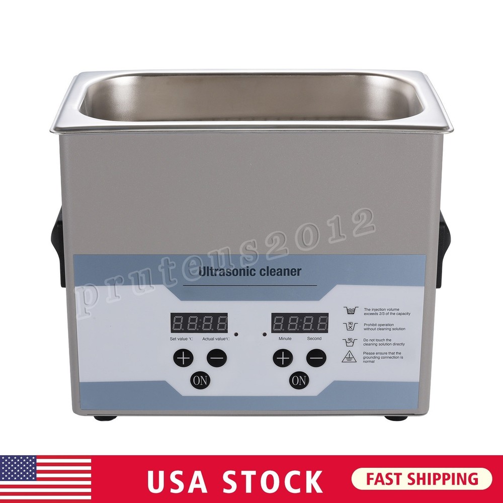 3.2L Ultrasonic Cleaner with Timer Heating Machine Sonic Cleaner