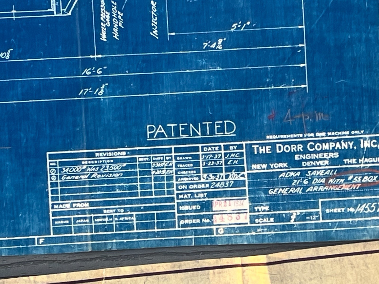 Lot 8 Vtg Industrial Blueprints Champion Paper Dorr Blue Print Dilts Blaw Knox