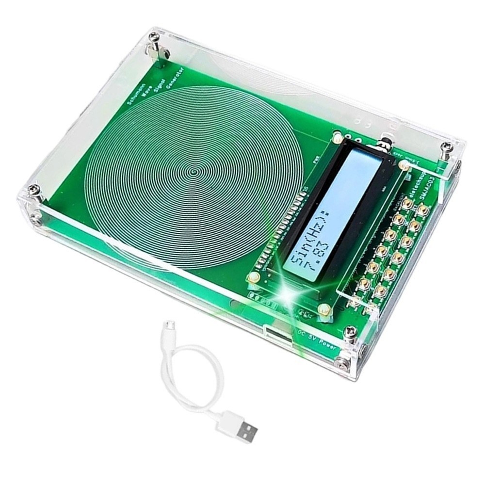 Frequency Generator V2 Custom Adjustable 7.83Hz SchumannWave Resonance Device