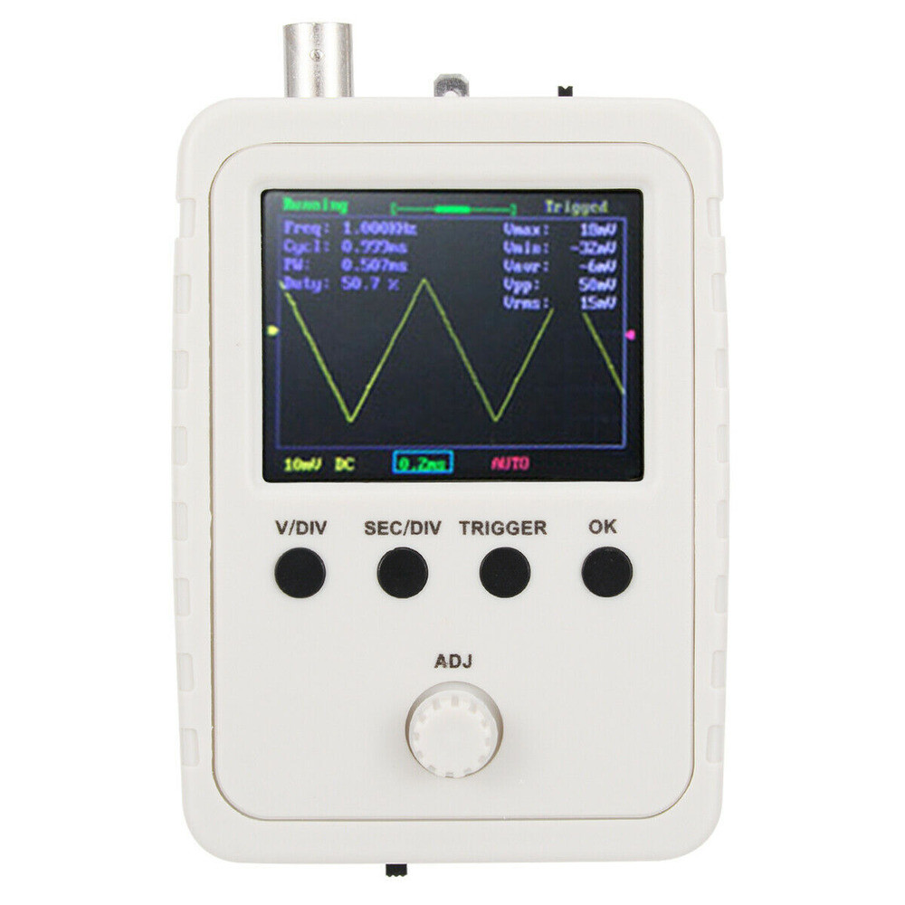 2.4" LCD Display DSO150 Digital Oscilloscope Assembled With Case Test Clip DIY