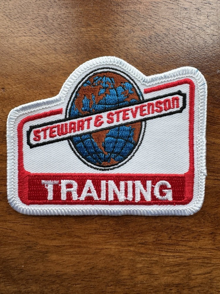 Stewart & Stevenson Training Embroidered Patch NEW