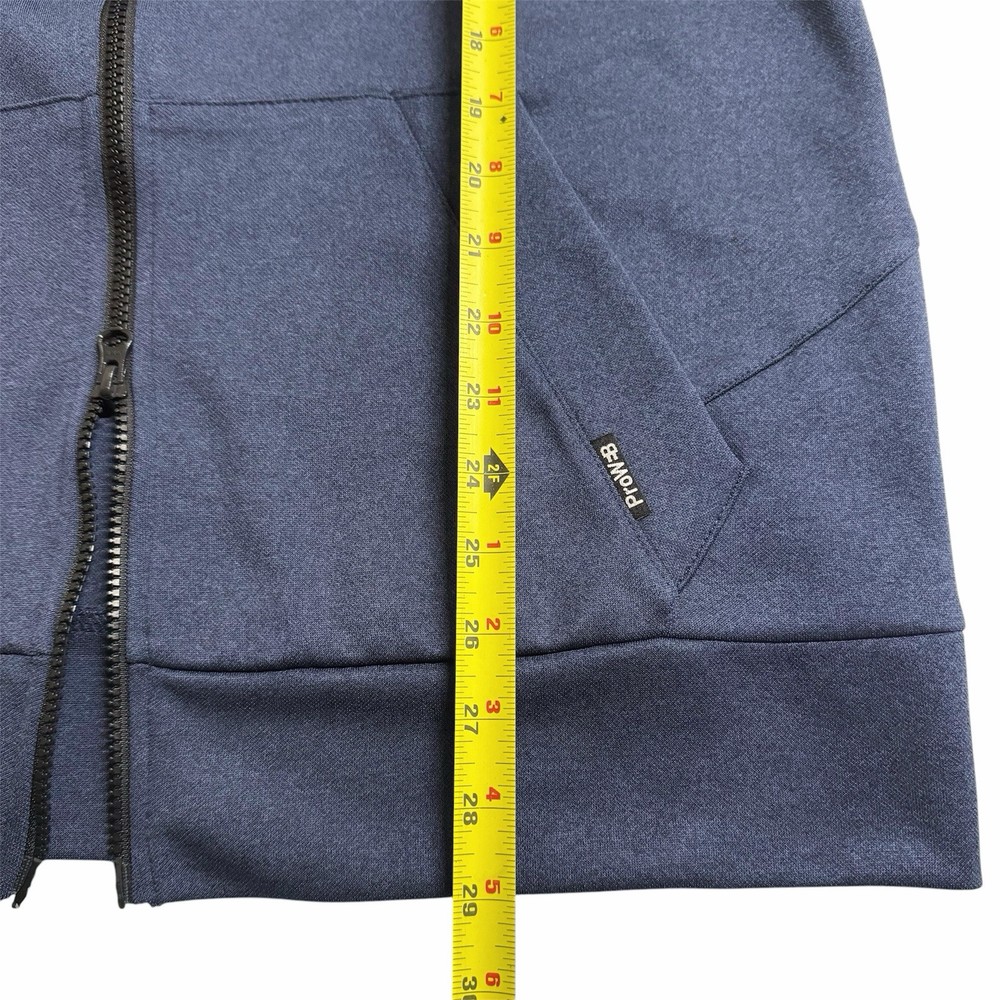 Men’s Large Spyder Athletic Jacket Blue Full Double Zip Pockets ProWeb Active