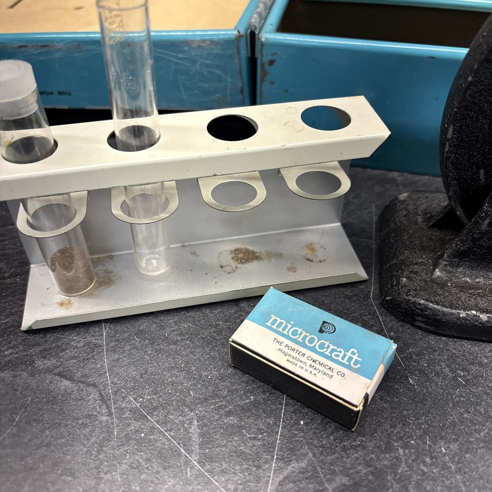 Vintage Porter Science Microcraft Microscope Lab No. 2105, Untested