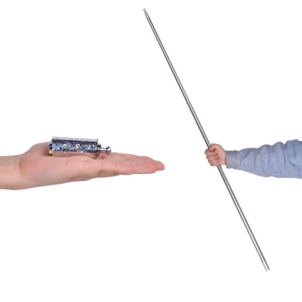 Magic Pocket Staff Metal Appearing Cane with Video Tutorial Link Magic Wands ...