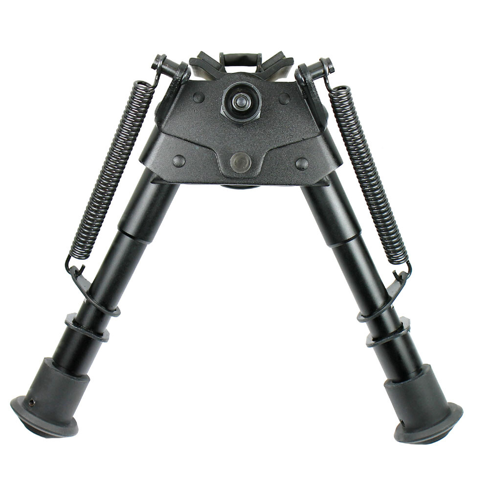 6" to 9" Adjustable Spring Return Swivel / Rotating Bipod with Rail Adapter