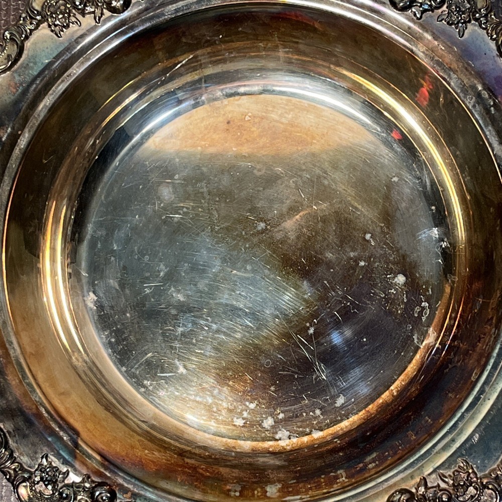 Baroque By Wallace 744 Serving Dish Bowl With Lid