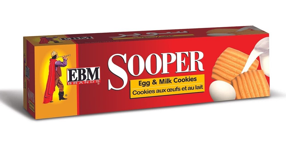 Sooper Egg & Milk Cookies Biscuits Tea Snacks Cracker Pakistani Indian Bakery