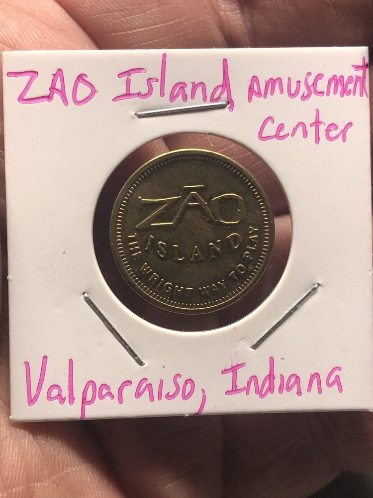 Arcade Token - Zao Island - Valparaiso, Indiana