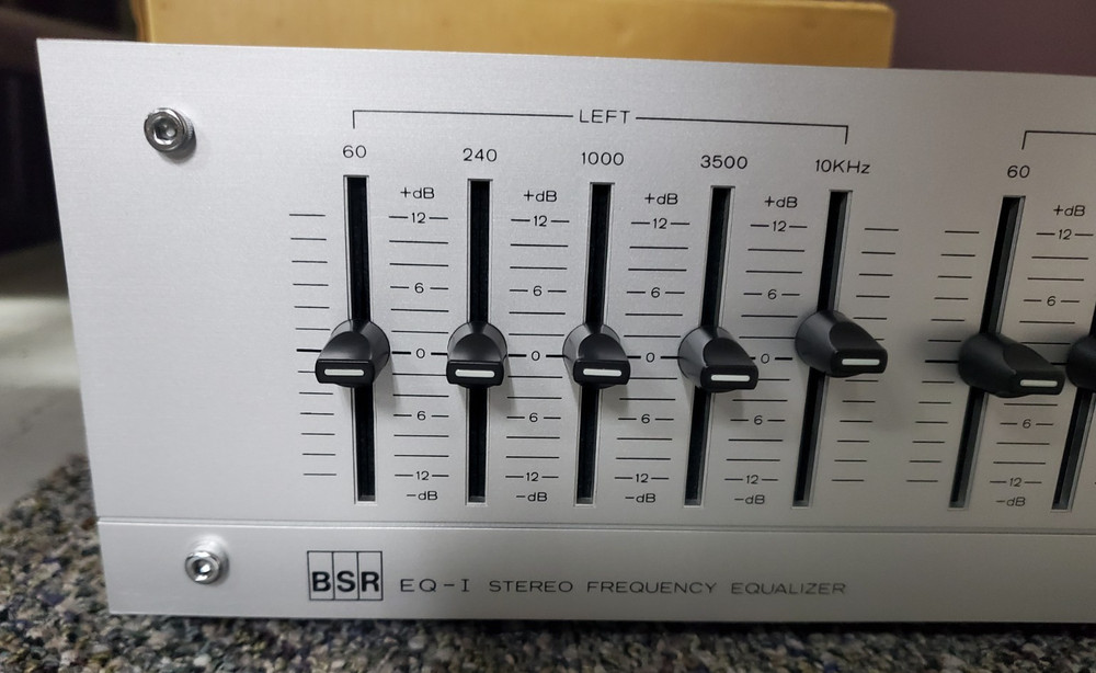 BSR EQ-I Stereo Frequency Equalizer Cleaned & Servived. Works Great! L@@K!