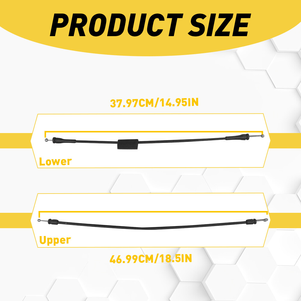 Left Side Hinged Door Latch Release Cable For 1992-2014 Ford E150 E250 E350 Van