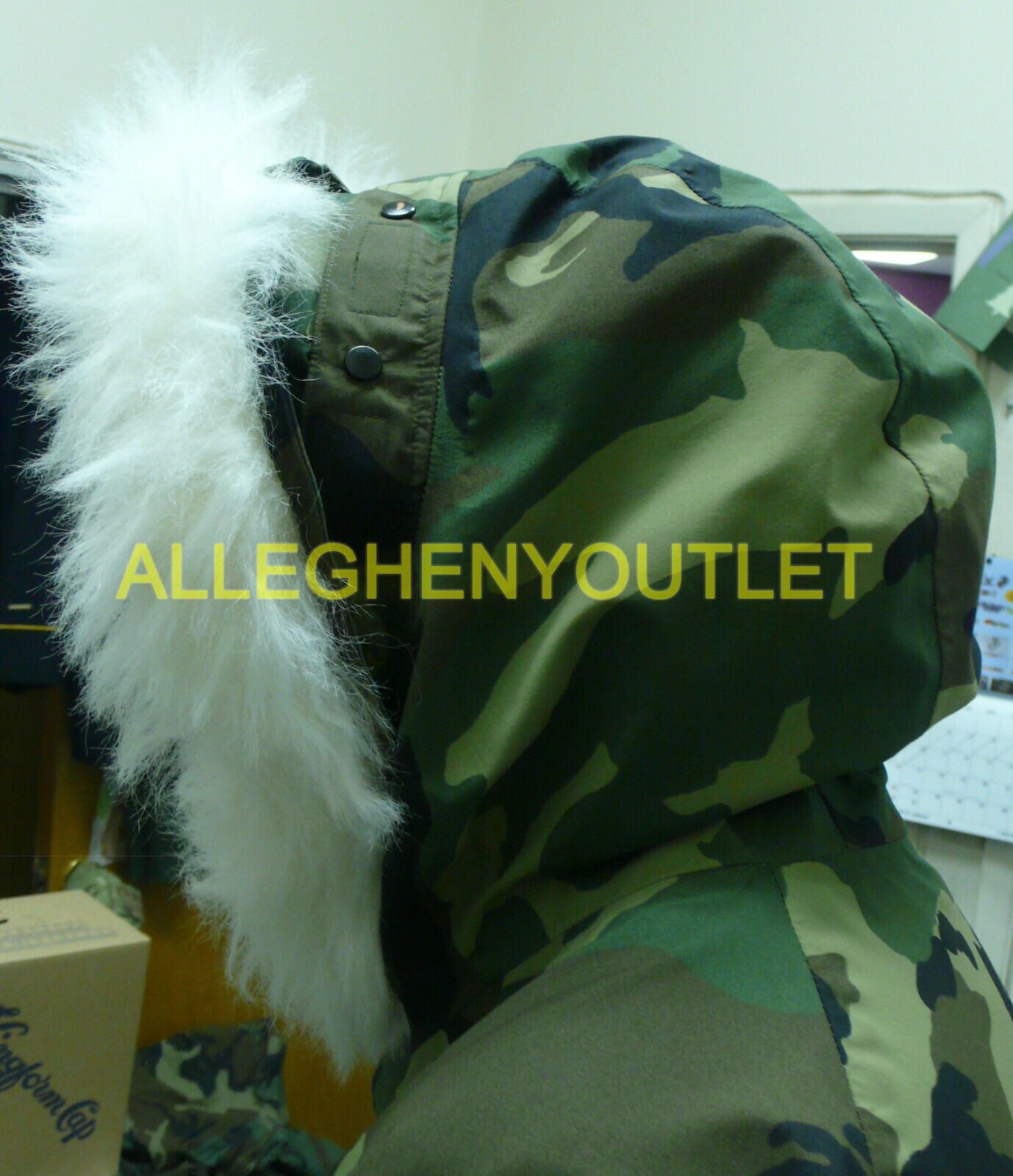 Lot of 2 US Military UR RUFF ATTACHMENT for ECWCS WOODLAND Goretex Parka Small