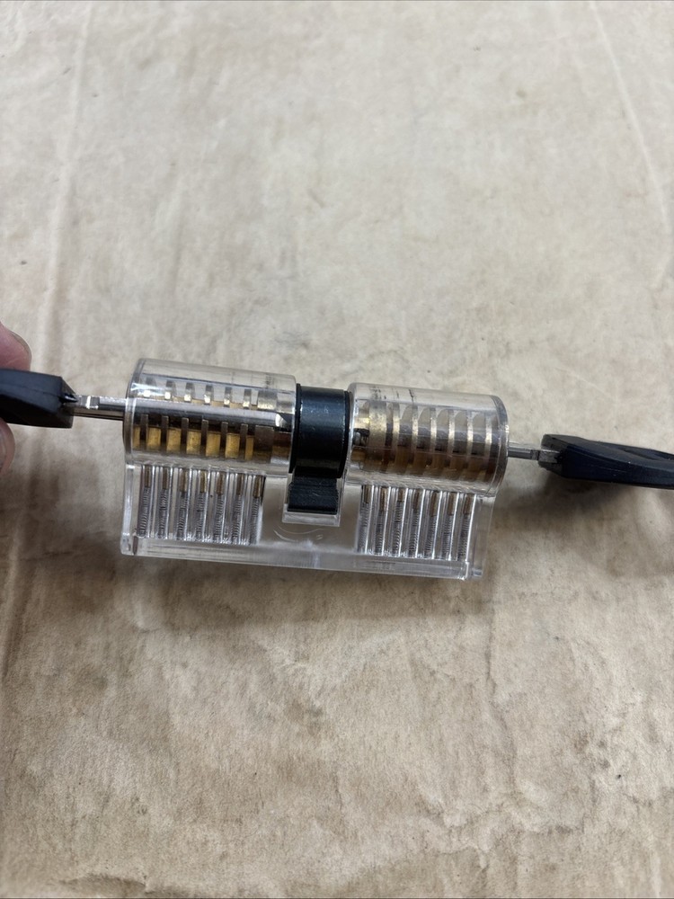 Lucite Cylinder Deadbolt Training Lock