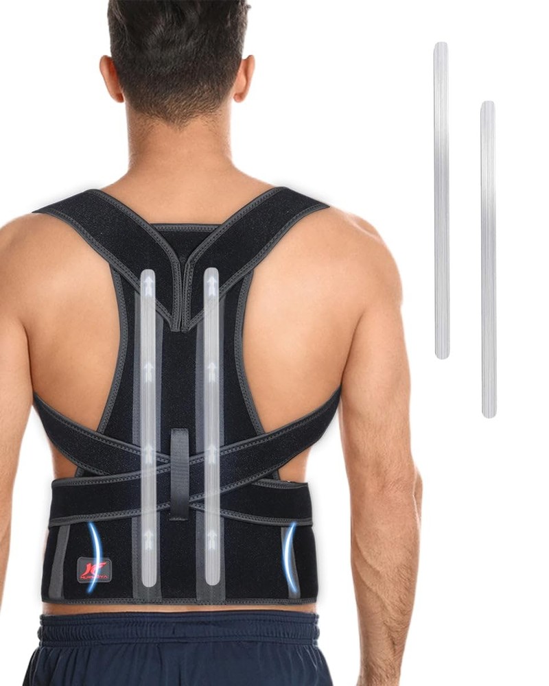 Back Brace Posture Corrector for and Men, Lower and Upper Back Pain , Shoulde...