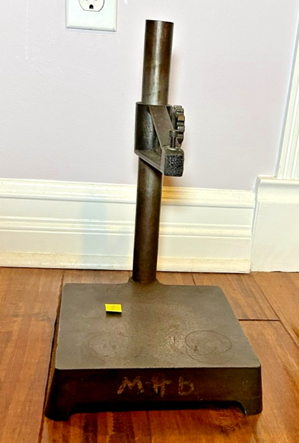 Indicator / Comparator Stand - 13" Tall - Cast Iron Surface Plate