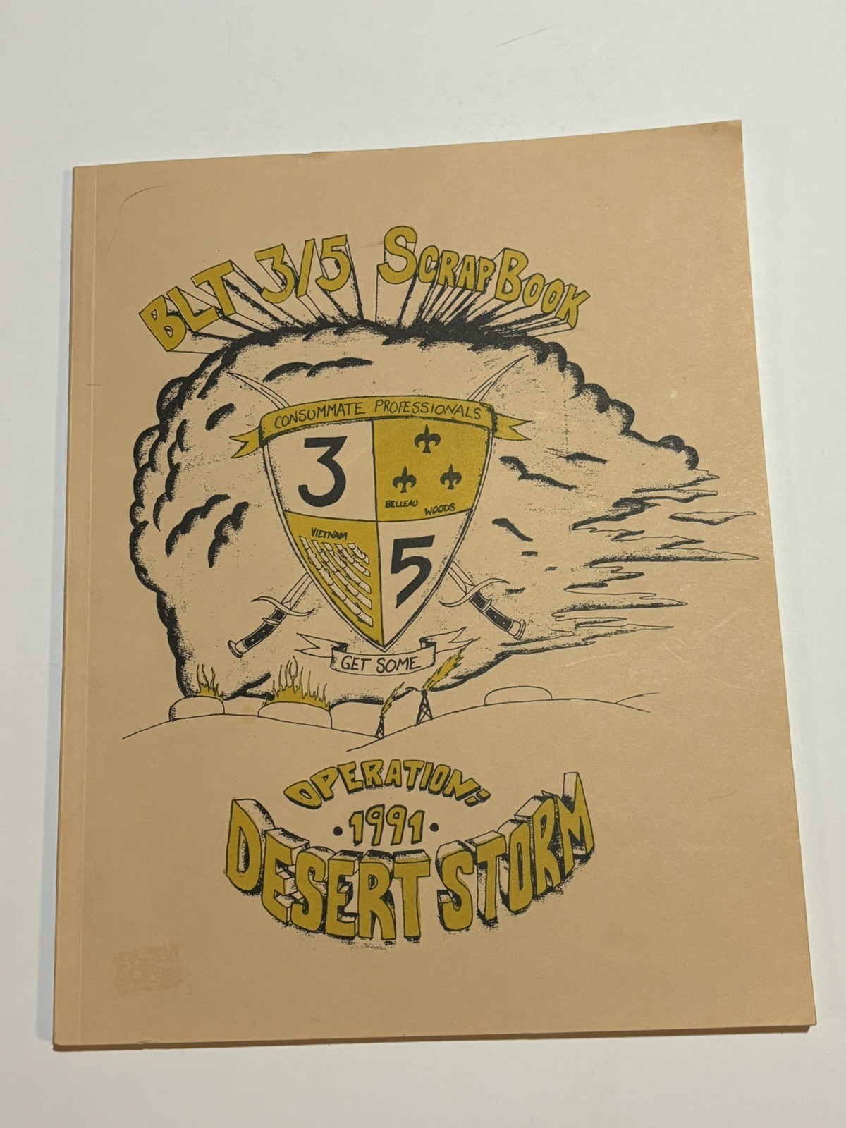 Vintage Desert Storm 1991 BLT 3/5 Scrapbook 3rd Bat 5th marines