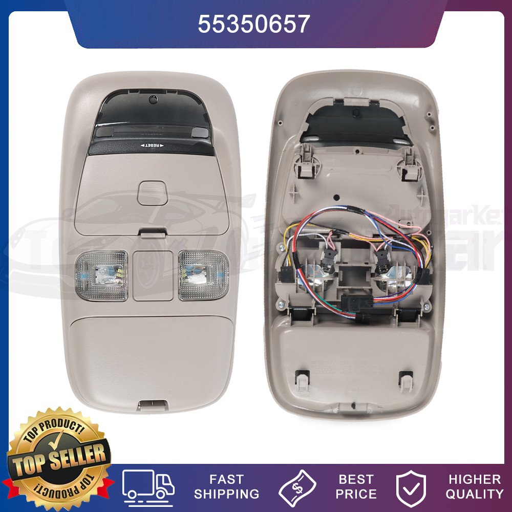 For Dodge Ram 1500 2500 1998-2002  Overhead Console Dome Light Storage 55350657