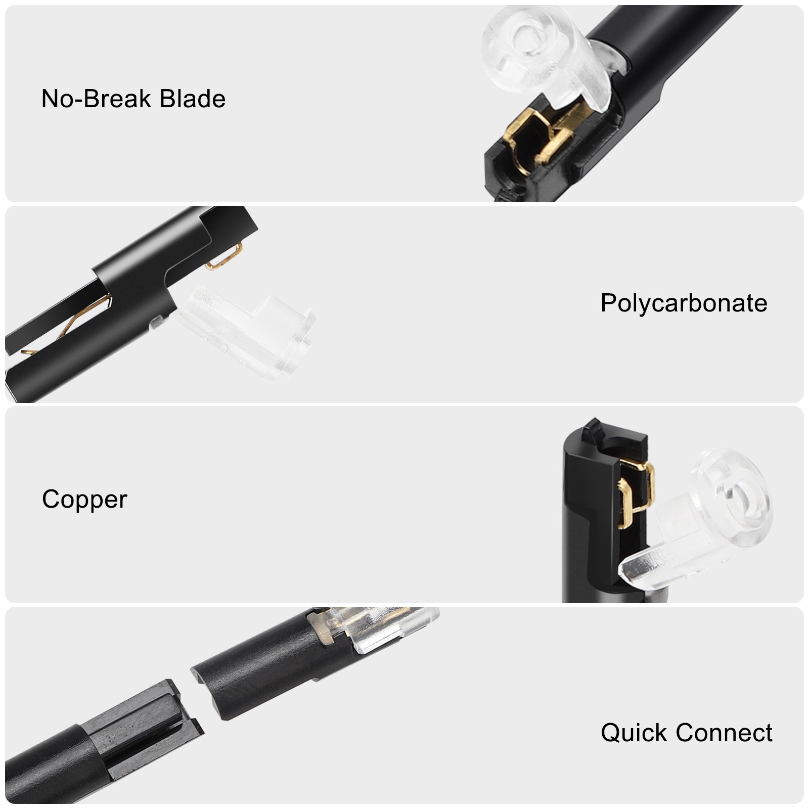 80PCS Plug-In Quick Wire Connector Kit 1-Pin 2-Pin Reusable Clamp Terminal Block
