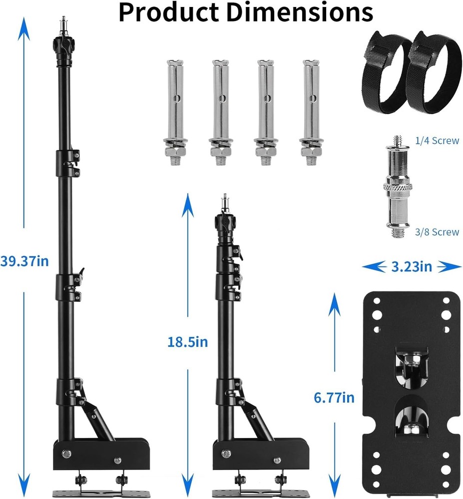 Studio Wall Mount Boom Arm 39.37inch