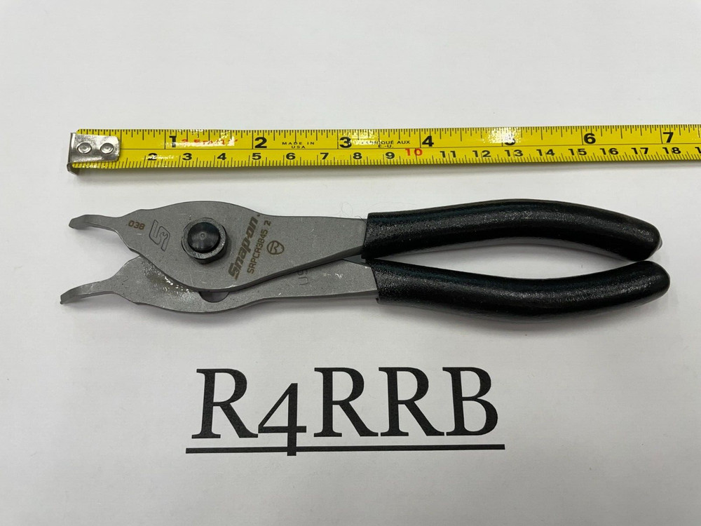 Snap-on Tools NEW BLACK 45° Tip .038 Convertable Snap Ring Pliers SRPCR3845BK