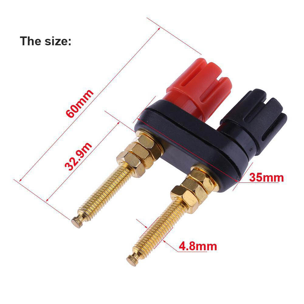 High Quality Extended Speaker Banana Plug Binding Post Terminal Connector Socket