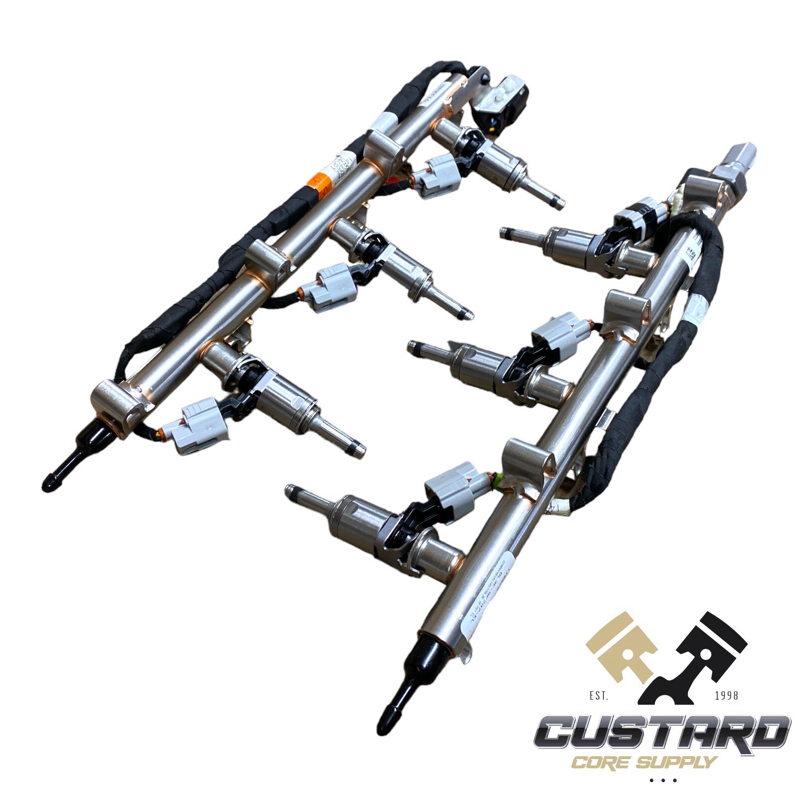 Ford 3.5L 3.5 Turbo EcoBoost Fuel Injector Rail Assembly & Injector 6 Set