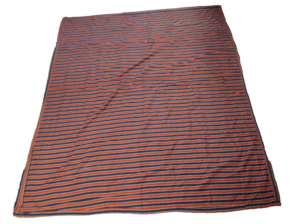 Handmade Patchwork Thin Quilt Quilted Blanket Vintage 76" x 87"