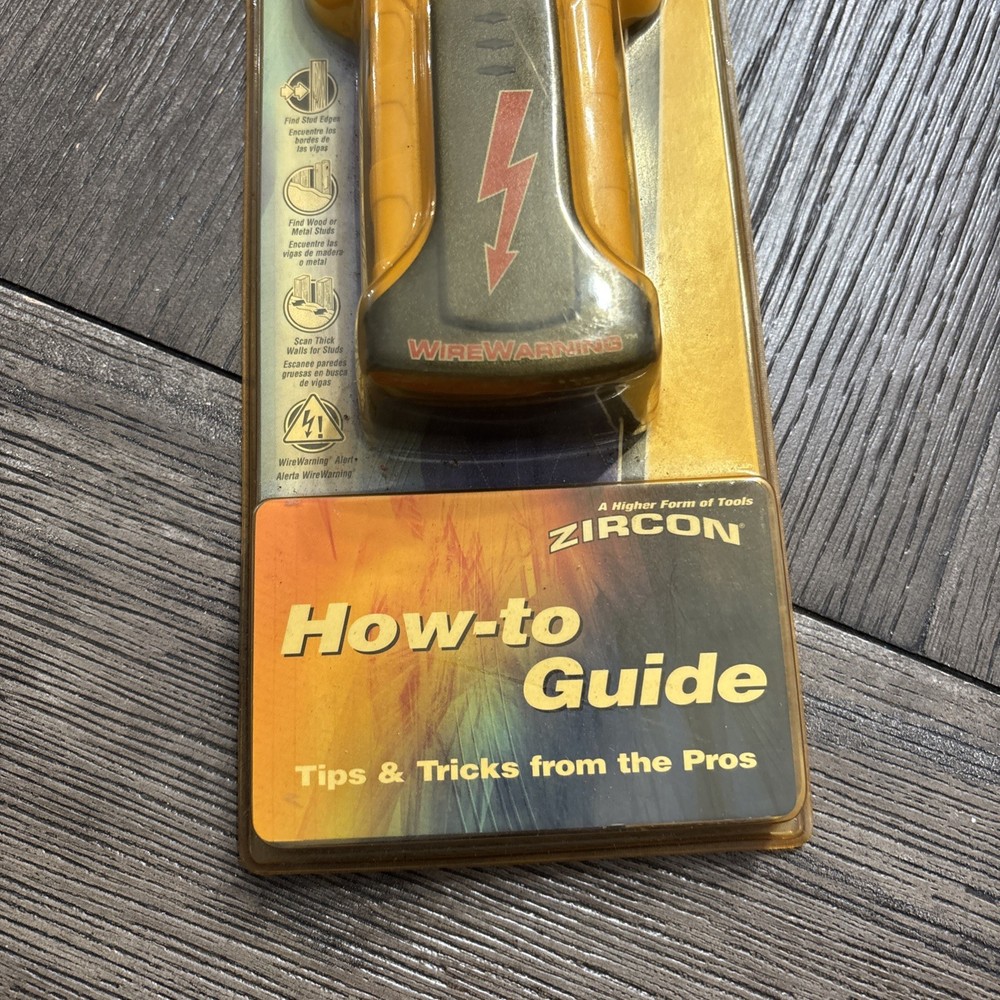 Zircon Studsensor Pro SL-AC Deep Scanning Stud Finder W/ Wire Warning Detection