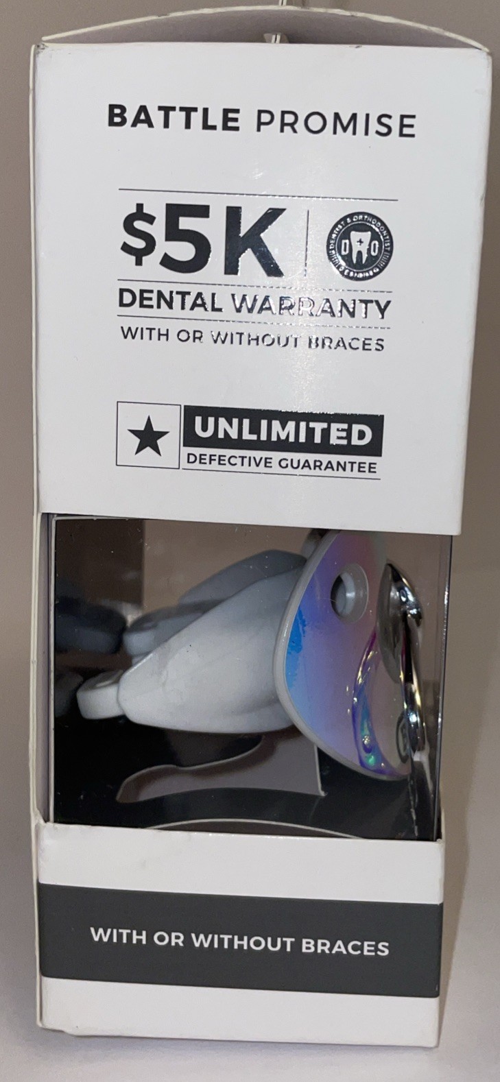 Battle Sports Binky Iridescent Oxygen Lip Protector Mouthguard