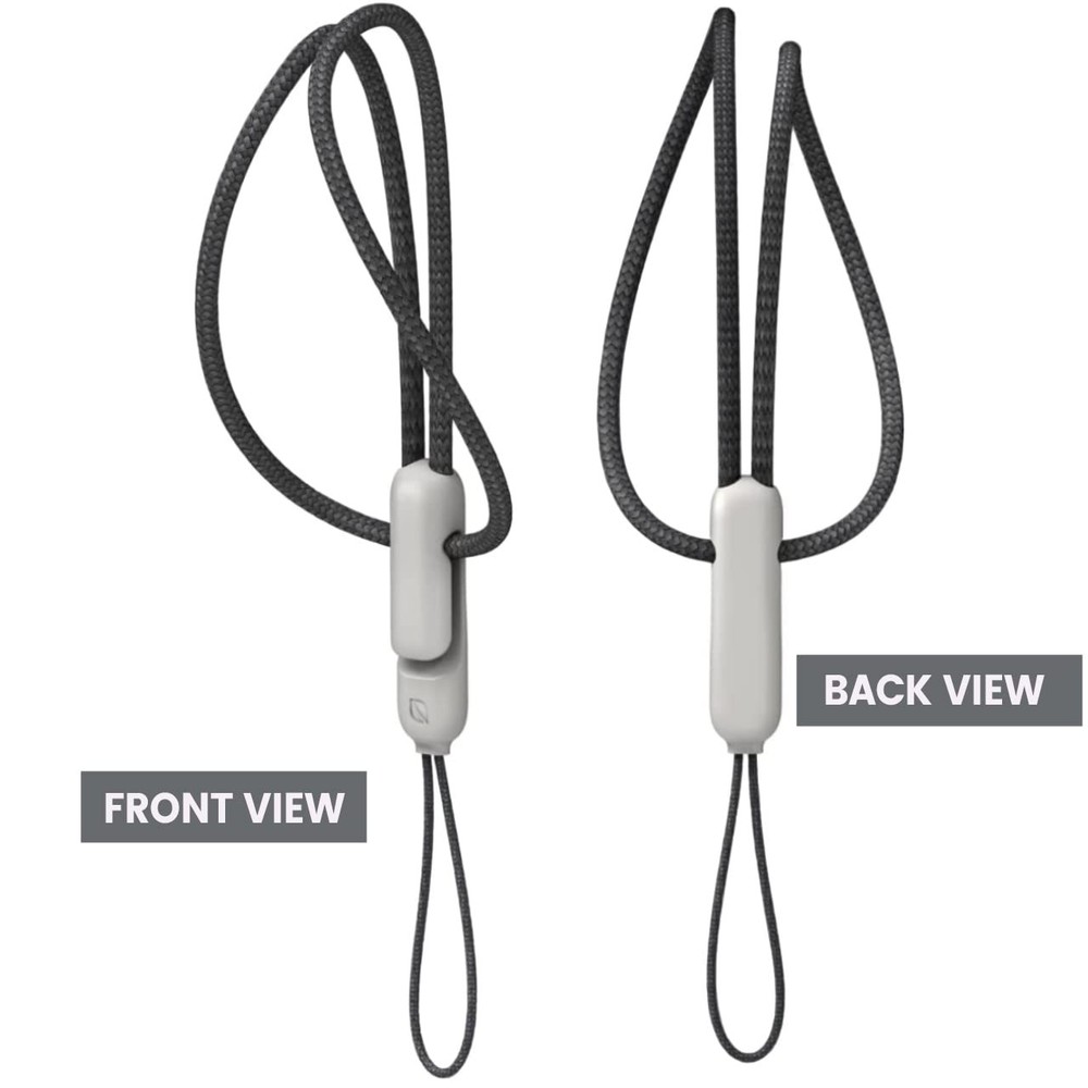 Performore Adjustable Anti-Drop Wrist Lanyard Universal Small, Grey