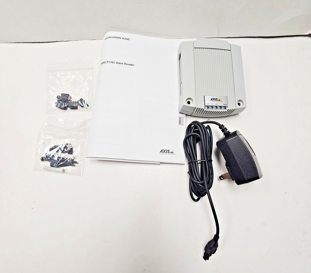 Axis P7701 P/N: 0319-004 P7701 Video Decoder NEW (Open Box)