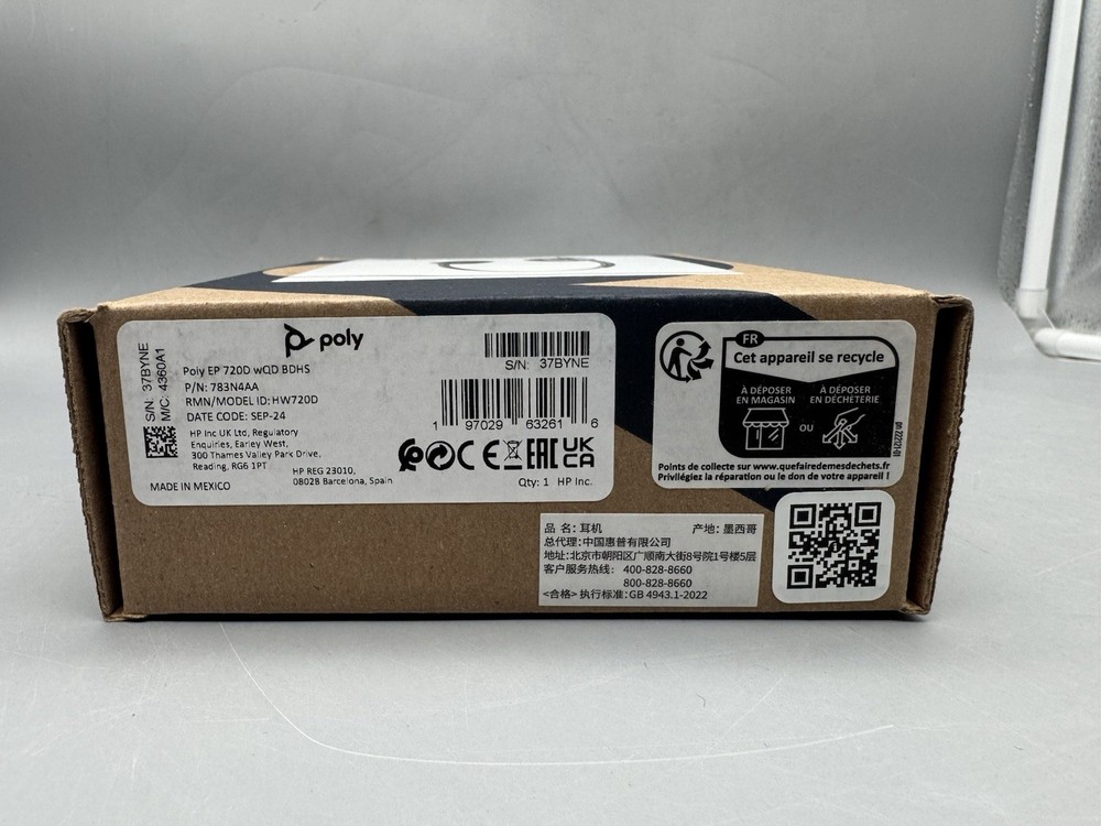 Poly Plantronics EncorePro HW720D Digital Stereo Headset