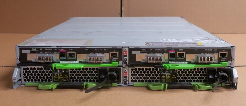Fujitsu Eternus DX200 S3 24Bay Disk Array 2x Controller Module with 4x FC-2P-16G