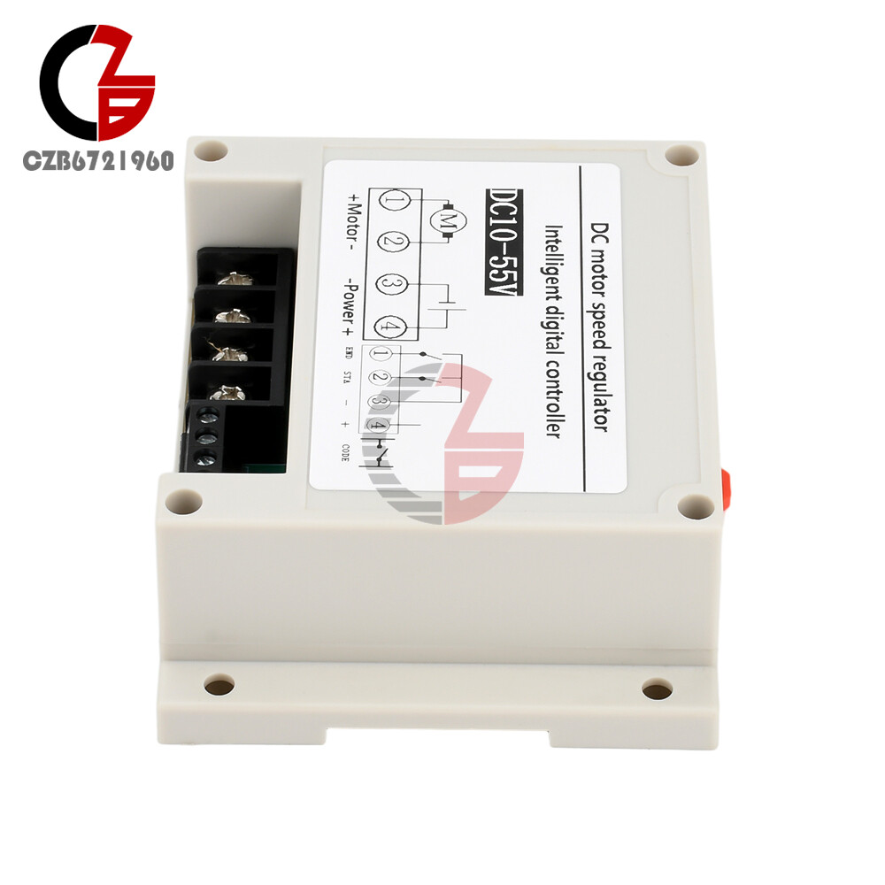 DC 10V-55V 30A Intelligent Brush Motor Speed Controller Display Remote Control