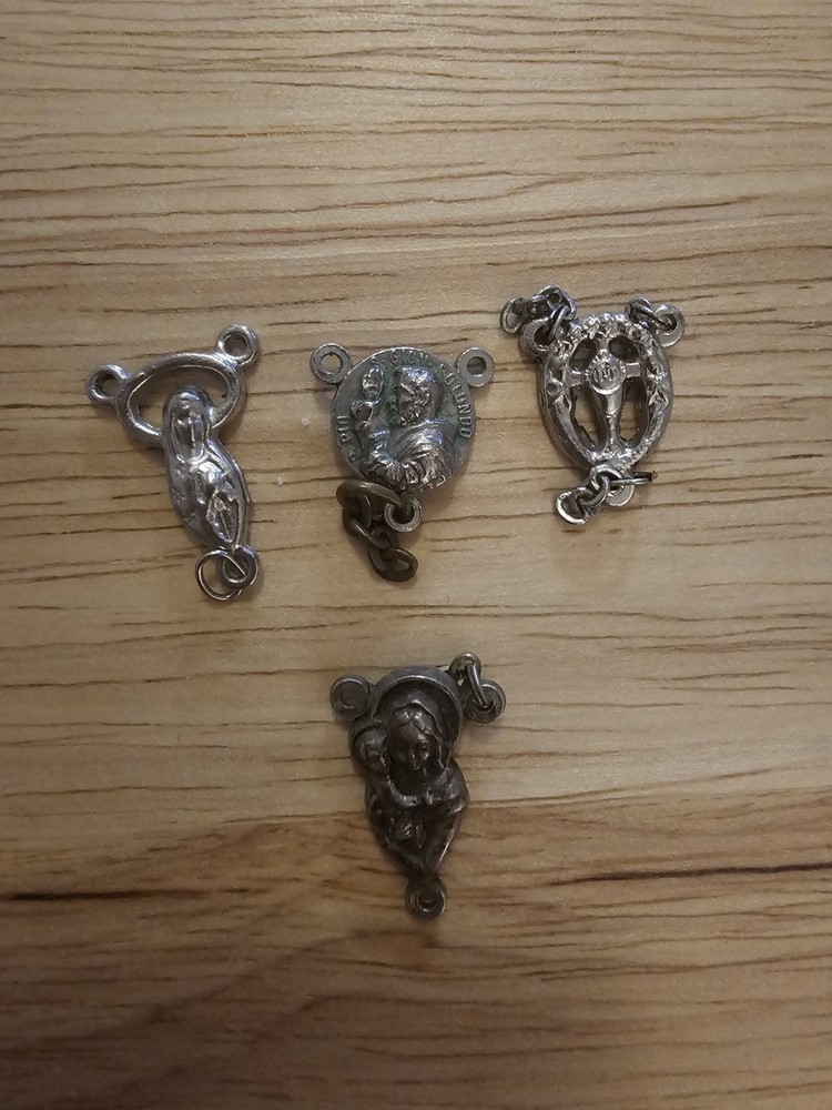 Vintage Rosary Centers and Components Religious Catholic