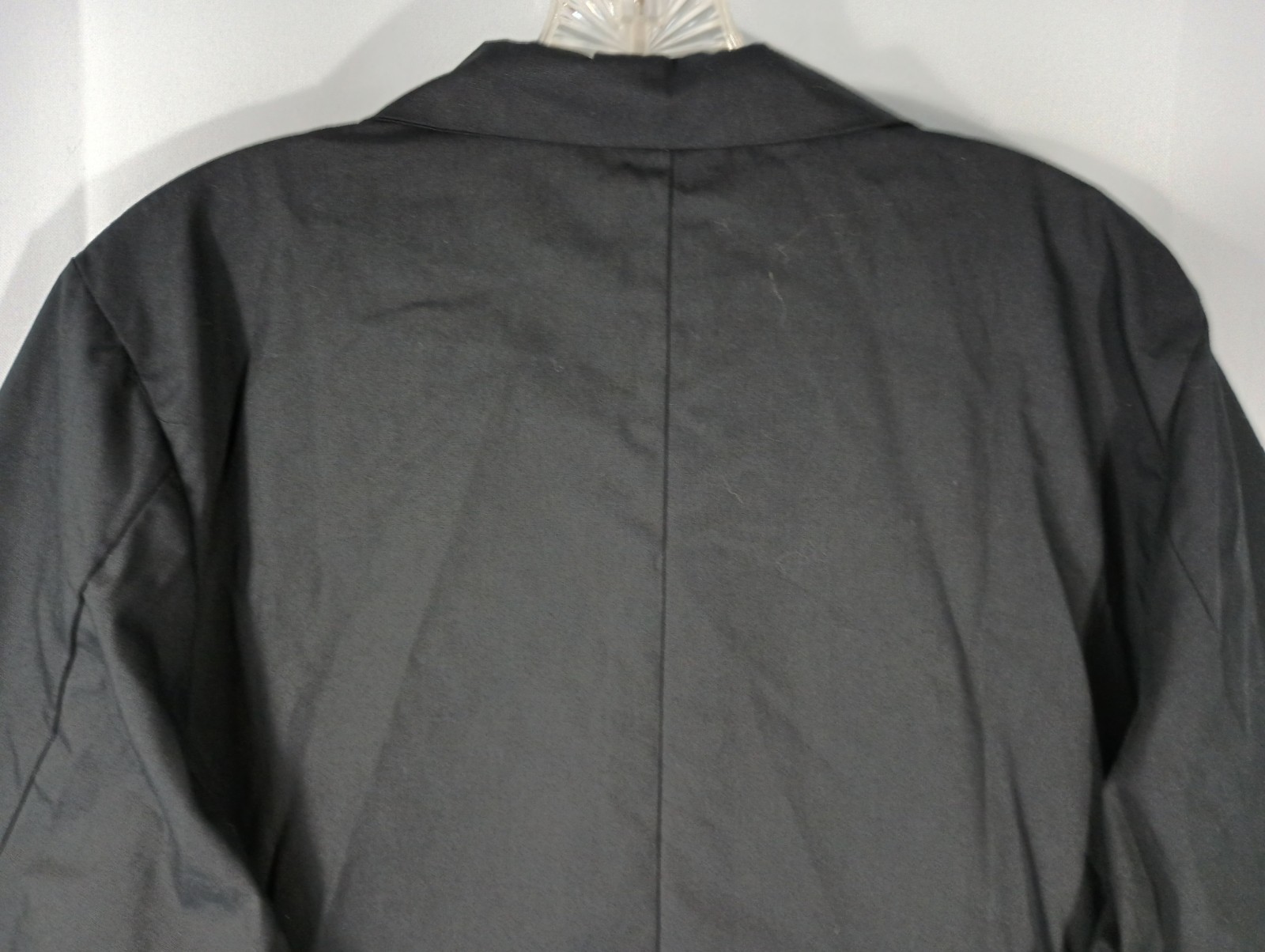 Adar NEW Unisex Large Black Doctor Nurse Multiple Pockets Consultation Coat