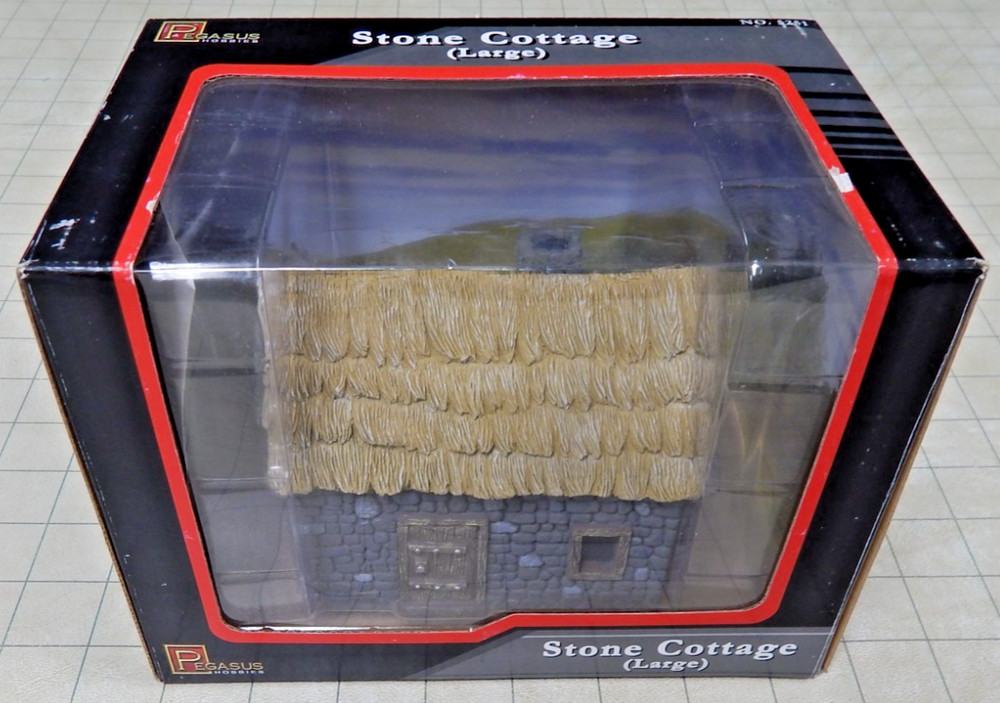 Pegasus Hobbies 28mm #5251 LARGE STONE COTTAGE - Painted