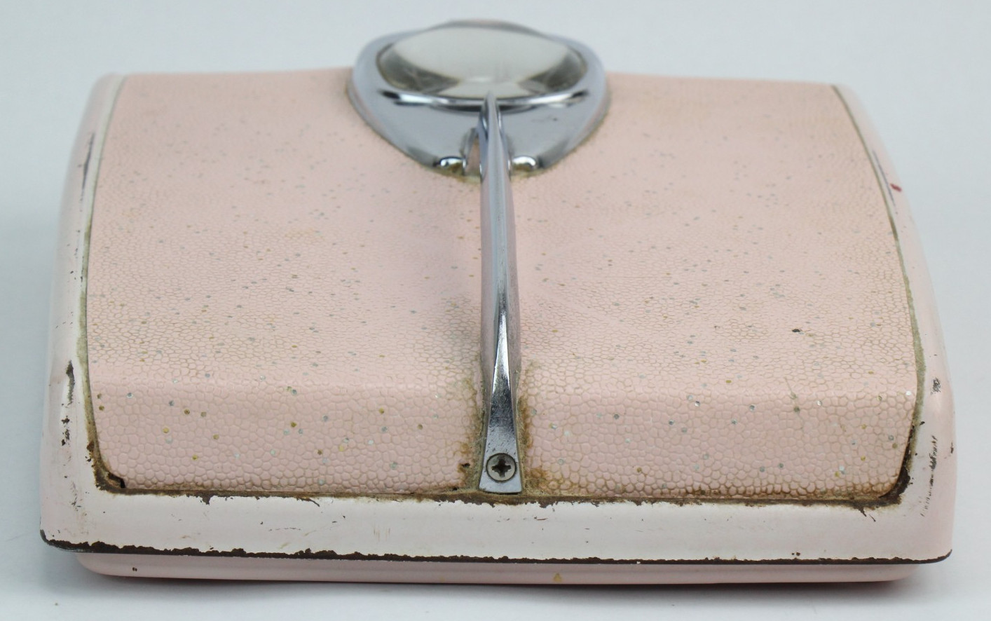 VINTAGE MID CENTURY MODERN DETECTO BATHROOM SCALE PINK MCM HOME DECOR ATOMIC