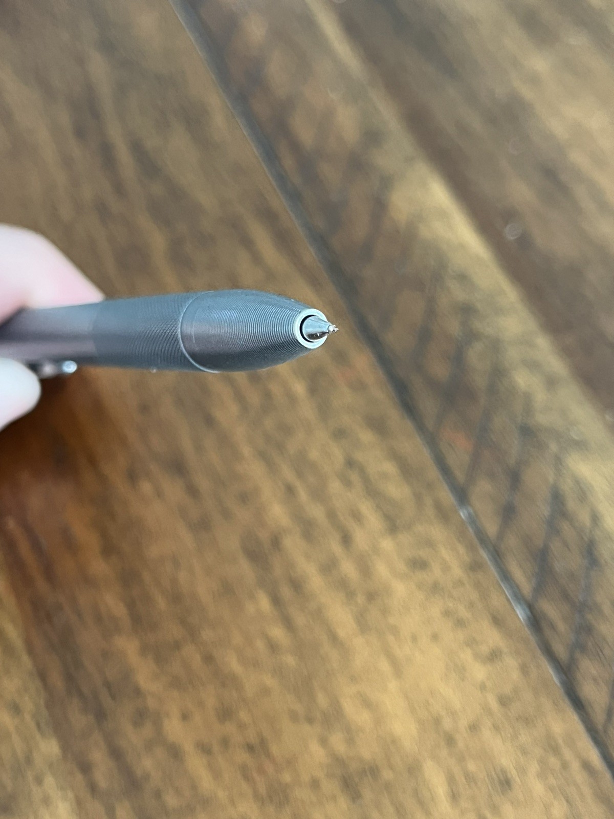 Tactile Turn Carryology Edition Slim Stonewash Titanium Bolt Action Pen Long