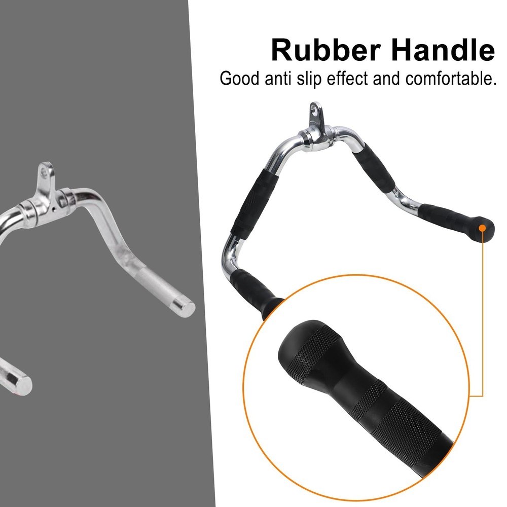 LAT Pull Down Bar Attachment: LAT Pulldown Tricep Bar for Strength Training -...