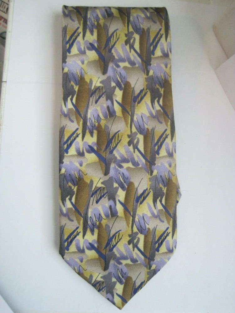 J. Garcia Necktie Tie Oak Tree Silk