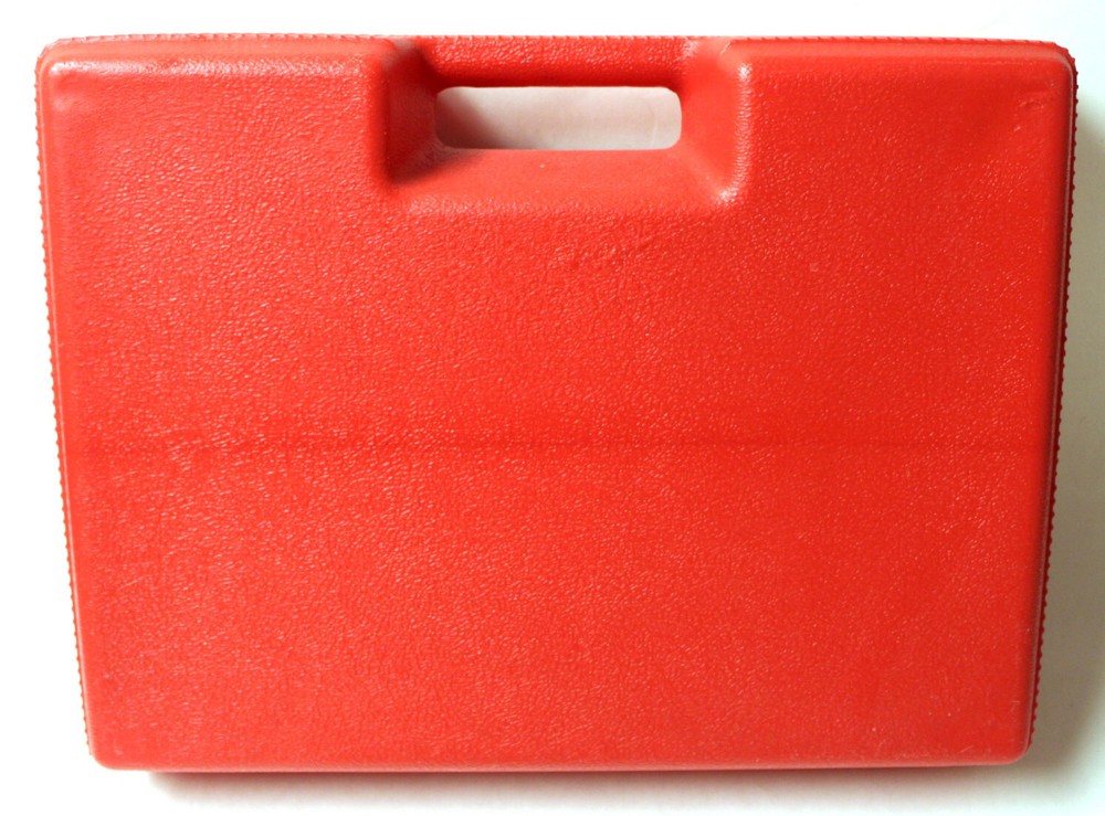 Vintage TYCO Super Blocks Storage Case Red