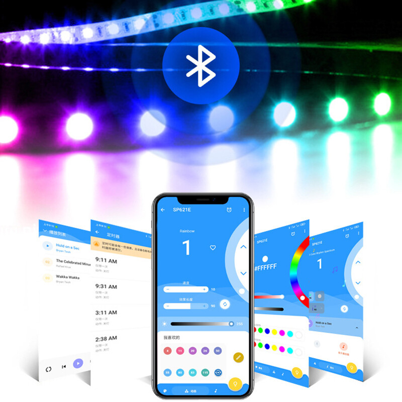 RGB RGBW LED Strip Controller Bluetooth Control for WS2811 WS2812B Pixel Lights