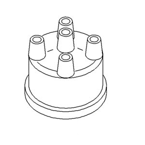 Distributor Conversion Cap Fits FARMALL Tractor A B C H M Super 306977