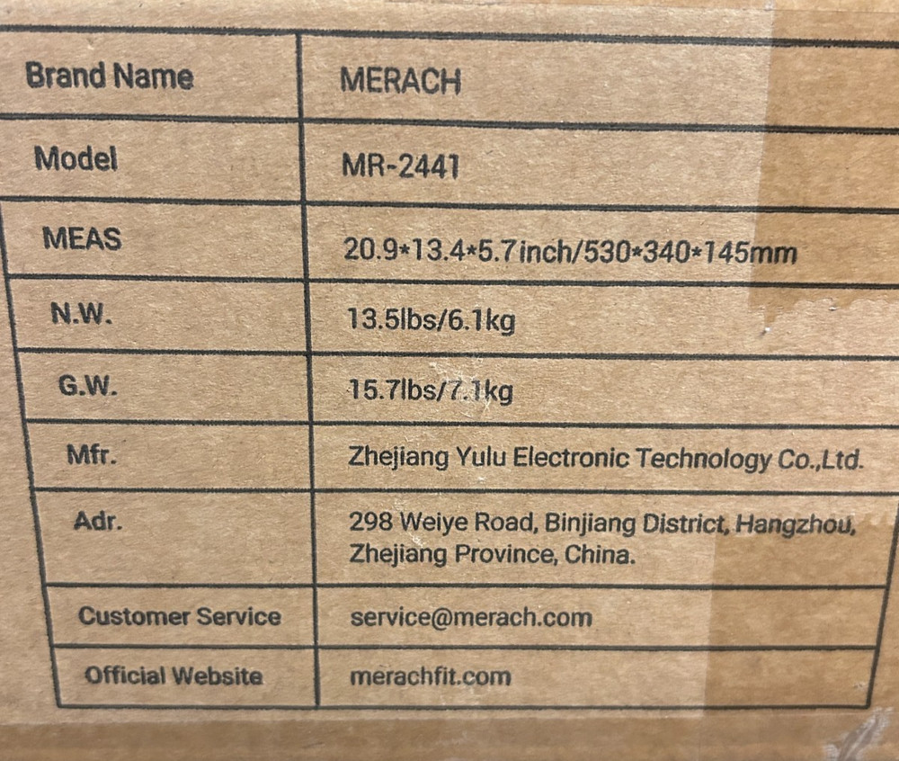 MERACH 2440 Vibration Plate Exercise Machines Bluetooth Pedal Automatic Sensing