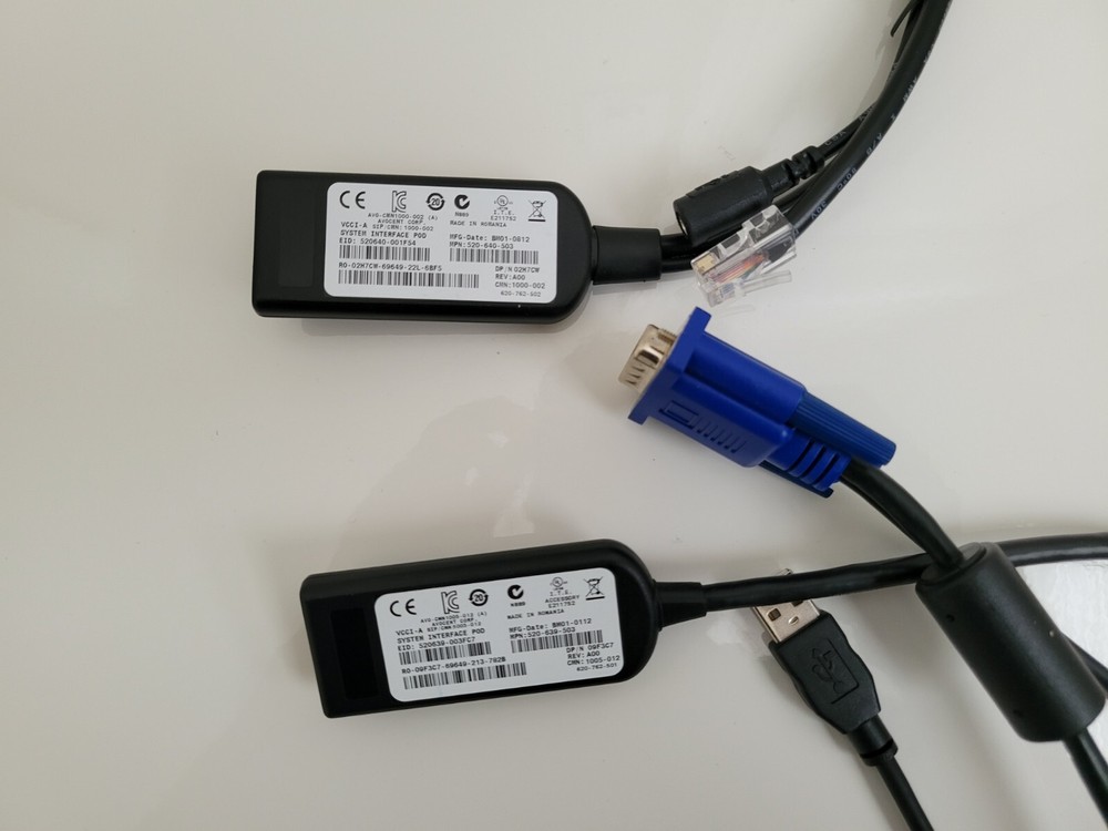 DELL 0NMW64 ONMW64 USB USB2 PowerEdge KVM Switch Virtual Media Module Cable