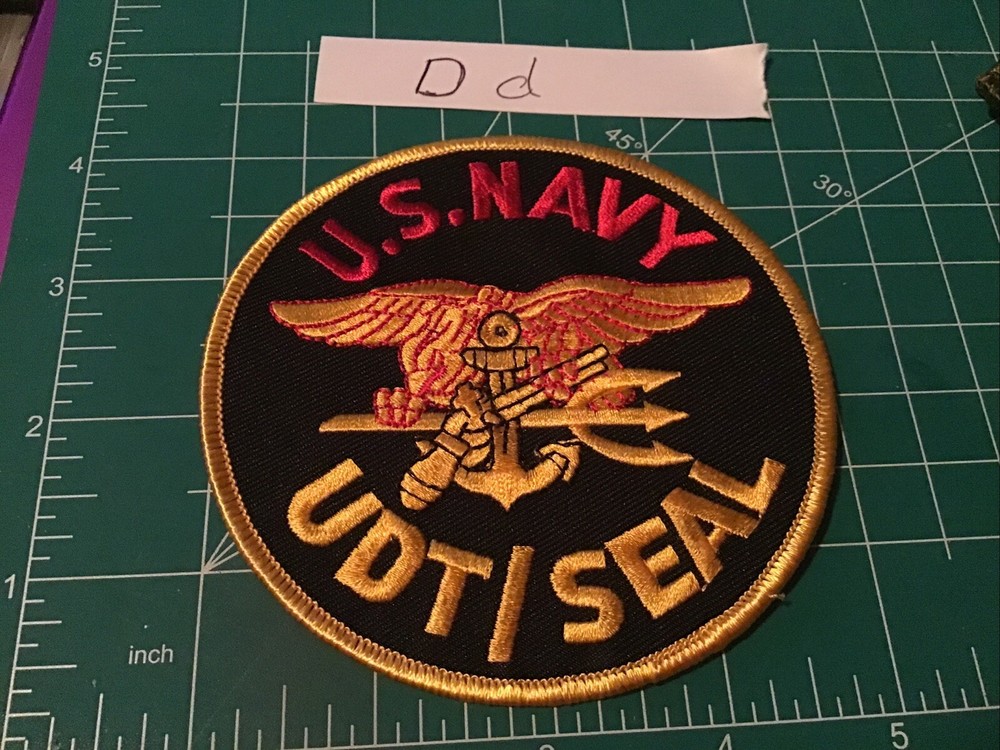 UDT Seal Team Trident US Navy Special Forces Naval Unit Squadron Patch