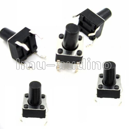 50pcs 6x6x9mm Touch Push Button Switch Tact Switch 4 pin DIP 4